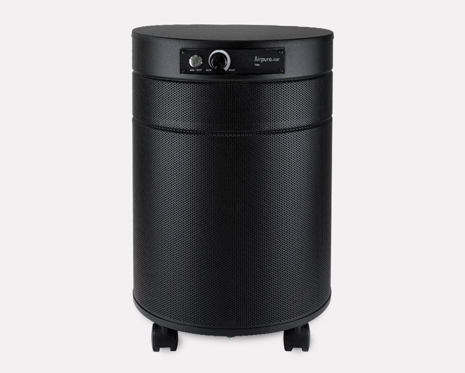 Black H700 Allergy and Asthma Relief air purifier from Airpura Industries