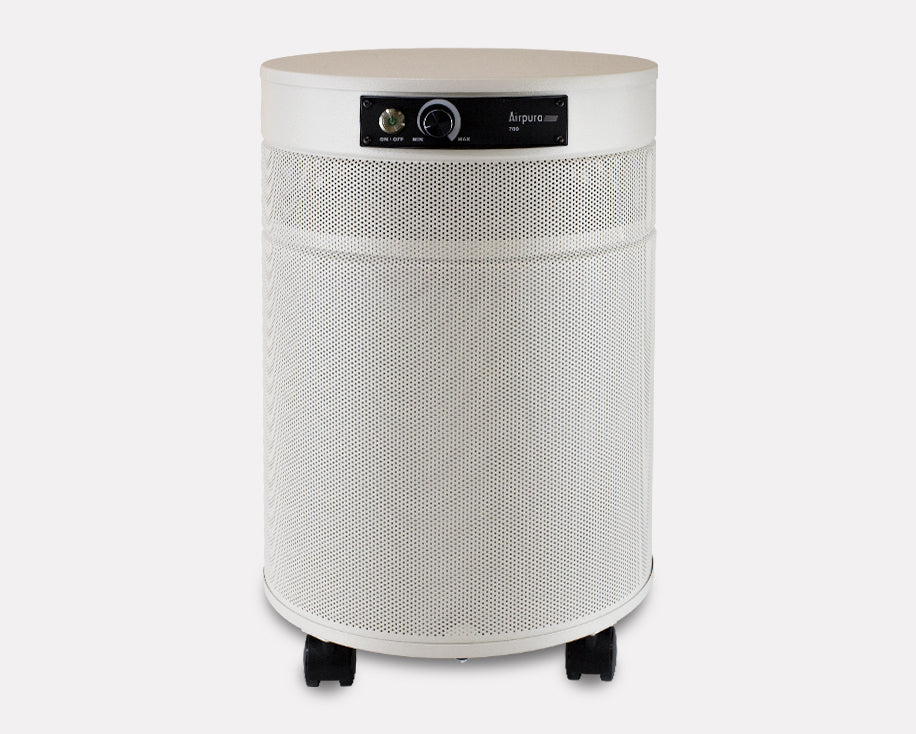 Cream F700 Formaldehyde, VOCs and Particles air purifier from Airpura Industries