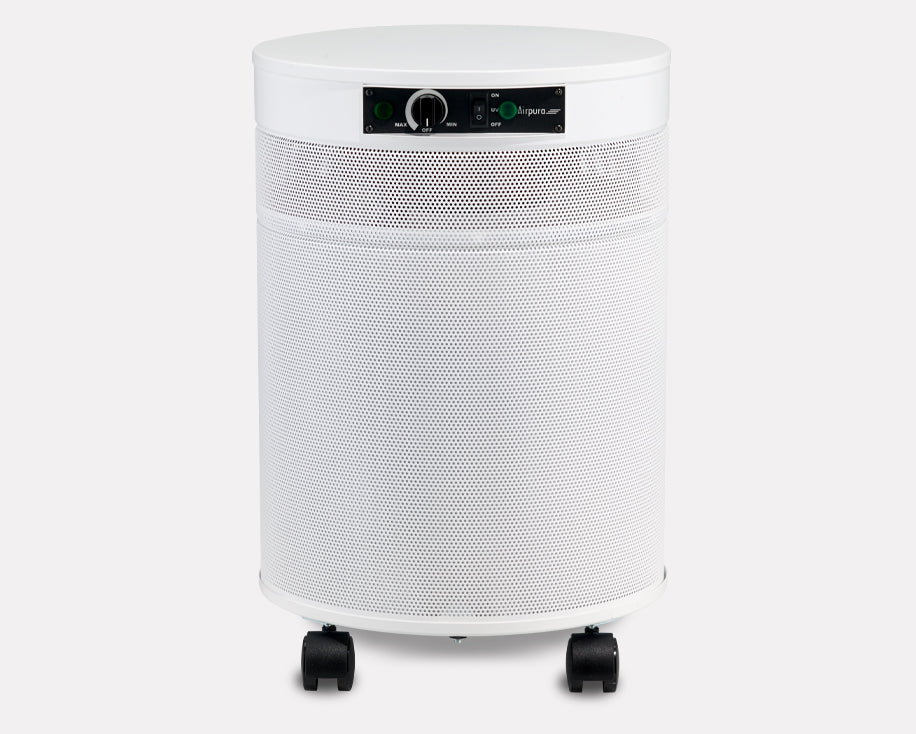 White UV614 Germs and Mold Super HEPA: 99.99% Efficient @0.3 microns air purifier from Airpura Industries